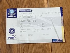 Ticket 2002 everton d'occasion  Expédié en Belgium