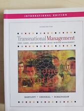 Transnational management text gebraucht kaufen  München