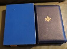 Masonic zipper bible for sale  GLASGOW