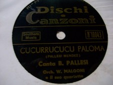 Pallesi cucurrucucu paloma usato  Milano