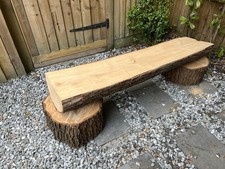 Garden bench rustic for sale  NEWBURY