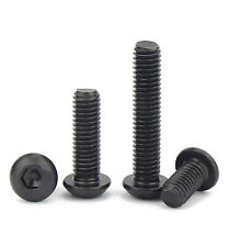 Usado, Parafuso parafuso cabeça botão soquete hexagonal Allen aço preto 10/50x comprar usado  Enviando para Brazil