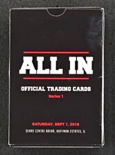 Usado, 2018 ALL IN AEW - (COMPLETE SEU CONJUNTO 1-36) WWE NXT ROH IMPACT ELITE WRESTLING RC comprar usado  Enviando para Brazil