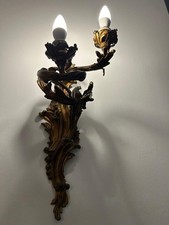 Appliques coppia bronzo usato  Milano