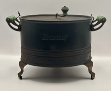 Máquina de pipoca elétrica de bancada econômica vintage verde alças de madeira sem cabo, usado comprar usado  Enviando para Brazil