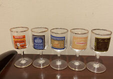 glasses vintage aperitif for sale  HUDDERSFIELD