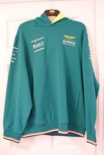 Pulôver com capuz Aston Martin F1 Team oficial 2XL verde 2024 comprar usado  Enviando para Brazil