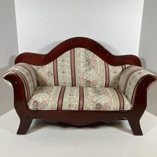 Sofá estofado vintage boneca 12” altura 17” largura 7” profundidade comprar usado  Enviando para Brazil