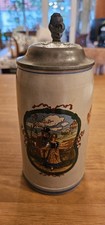 Antiker bierkrug handmalerei gebraucht kaufen  Berlin