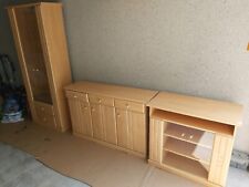 Wohnwand wohnzimmer teilig gebraucht kaufen  Nettetal