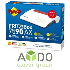 AVM FRITZ!Box 7590 AX V2 VDSL Modem WiFi 6 WLAN Router Dual-Band Mesh Repeater  comprar usado  Enviando para Brazil