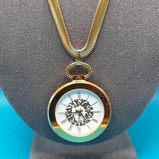 Vintage Anne Klein Relógio Pingente Colar, Corrente de Cobra, 32", Precisa de Bateria, usado comprar usado Vintage Anne Klein Relógio Pingente Colar, Corrente de Cobra, 32", Precisa de Bateria, usado comprar usado  Enviando para Brazil