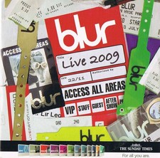 Blur live 2009 for sale  GLENROTHES