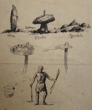 Vintage original drawing d'occasion  France