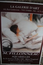 Affiche peintre galerie d'occasion Affiche peintre galerie d'occasion  Sartilly