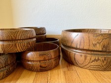 Vintage wood bowls for sale  Hopkins