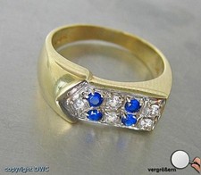Ring saphir saphire gebraucht kaufen  München