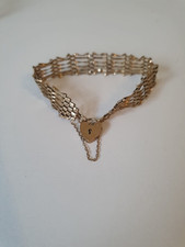 Gold gate bracelet for sale  ORPINGTON