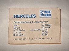 Betriebsanleitung hercules mk1 gebraucht kaufen Betriebsanleitung hercules mk1 gebraucht kaufen  Nürnberg