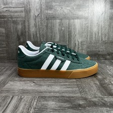 Tênis Adidas Daily 3.0 masculino tamanho 10.5 verde branco goma causal comprar usado  Enviando para Brazil