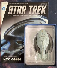 Eaglemoss Star Trek #6 USS Voyager NCC-74656 com carregador e caixa comprar usado Eaglemoss Star Trek #6 USS Voyager NCC-74656 com carregador e caixa comprar usado  Enviando para Brazil