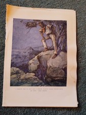 Sk140 Ephemera Vintage Book Plate I Throw Him In The Den Said Misty, usado comprar usado  Enviando para Brazil