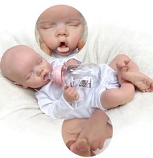 Boneca Reborn silicone completo bebê menina real 40cm #PG1ADV comprar usado  Enviando para Brazil