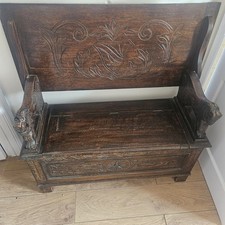 Monks bench antique for sale  MAIDSTONE