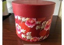 Red floral hat for sale  PETERLEE