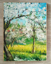 Tableau huile vintage d'occasion  Chartres