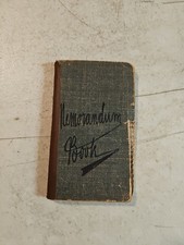 Usado, Antique memorandum book. Lots Of Entries And Notes comprar usado  Enviando para Brazil