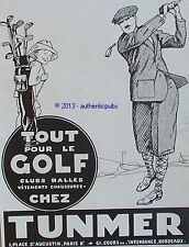 Publicite tunmer golf d'occasion  Cires-lès-Mello