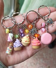 Portachiavi fimo cupcake usato  Luzzi