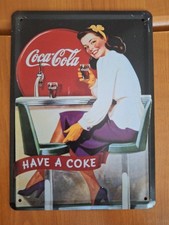 Blechschild coca cola gebraucht kaufen  Köln