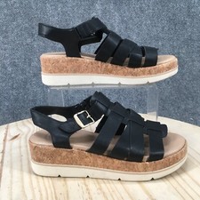 Usado, Sandálias femininas Dr Scholls 6 M Only You plataforma tiras fivela de couro preto comprar usado  Enviando para Brazil