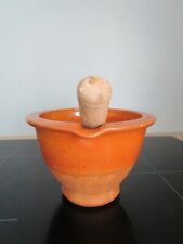 Glazed terracotta mortar d'occasion  Expédié en Belgium