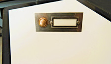 Bouton sonnette plaque d'occasion  Colmar