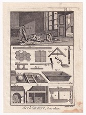 Gravure xviiie carreleur d'occasion  Toulouse-