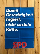 Spd wahlplakat 1987 gebraucht kaufen  Hermannsburg