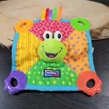 Edredom Nuby the Blanket bebê aconchegante segurança amoroso guincho rosto de sapo mordedor comprar usado  Enviando para Brazil