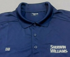 Camisa polo masculina ~ Sherwin Williams Paint ~ BILL ~ uniforme golfe ~ Tamanho 2XL comprar usado  Enviando para Brazil