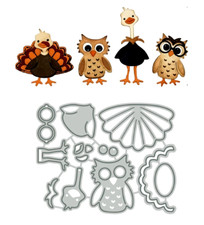 Feathered animals metal for sale  REDHILL