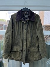 Barbour olive green for sale  WORTHING