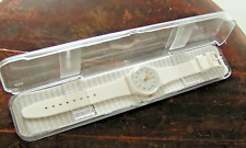 Usado, Reloj SWATCH "White Bishop" GW164 Correa Silicona Blanca segunda mano  Embacar hacia Argentina