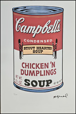 ANDY WARHOL * Campbells Chicken´n Dumpl.. * signed lithograph * limited # 53/100 comprar usado  Enviando para Brazil