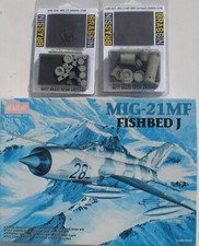 ACADEMY MiG-21MF Fishbed J + Eduard Resin Conversion 1:48 Flugzeug Bausatz Kit, usado comprar usado  Enviando para Brazil