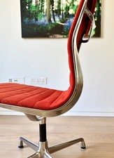 Cadeira giratória Vitra Eames EA108 original alumínio 1998 – clássica laranja Hopsak., usado comprar usado  Enviando para Brazil