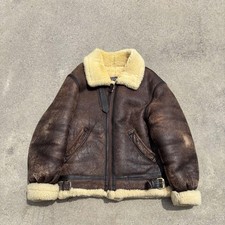Avirex shearling leather d'occasion  Expédié en Belgium
