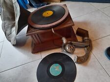 Grammofono tromba voce usato  Anzio