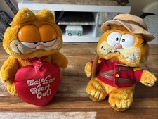 Pair garfield cat for sale  WOKING